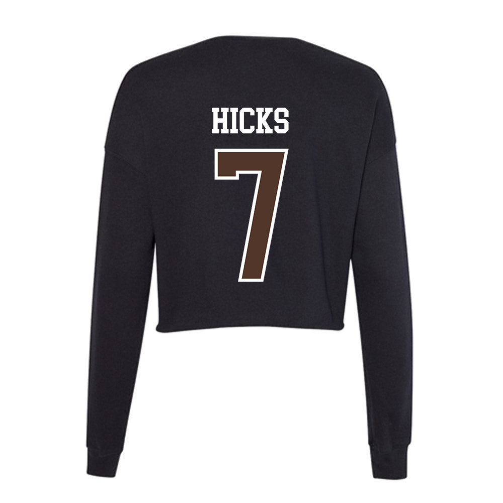 St. Bonaventure - NCAA Women's Lacrosse : Katelyn Hicks - Women's Cropped Crew Fleece-1