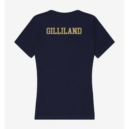 UC Davis - NCAA Equestrian : Marin Gilliland - Women's V-Neck T-Shirt-1