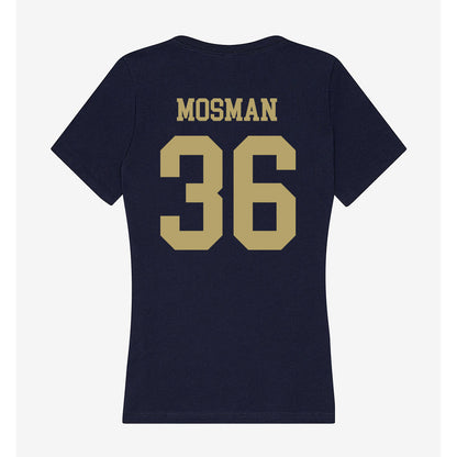 UC Davis - NCAA Baseball : Logan Mosman - Women's V-Neck T-Shirt-1