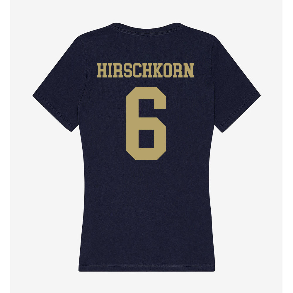 UC Davis - NCAA Baseball : Houston Hirschkorn - Women's V-Neck T-Shirt-1