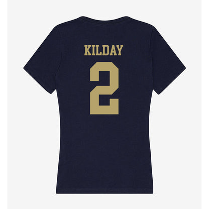 UC Davis - NCAA Softball : Grace Kilday - Women's V-Neck T-Shirt-1
