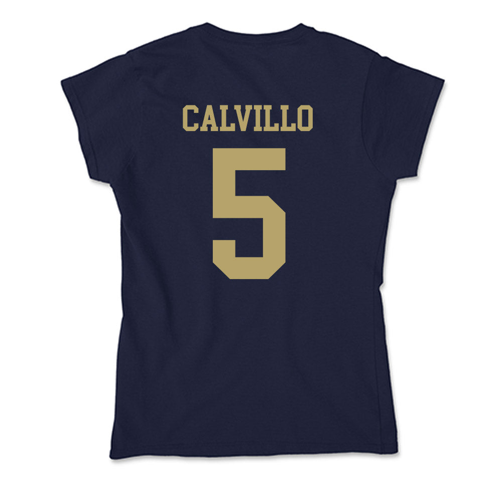 UC Davis - NCAA Softball : Vanessa Calvillo - Soft Style Women’s T-Shirt-1