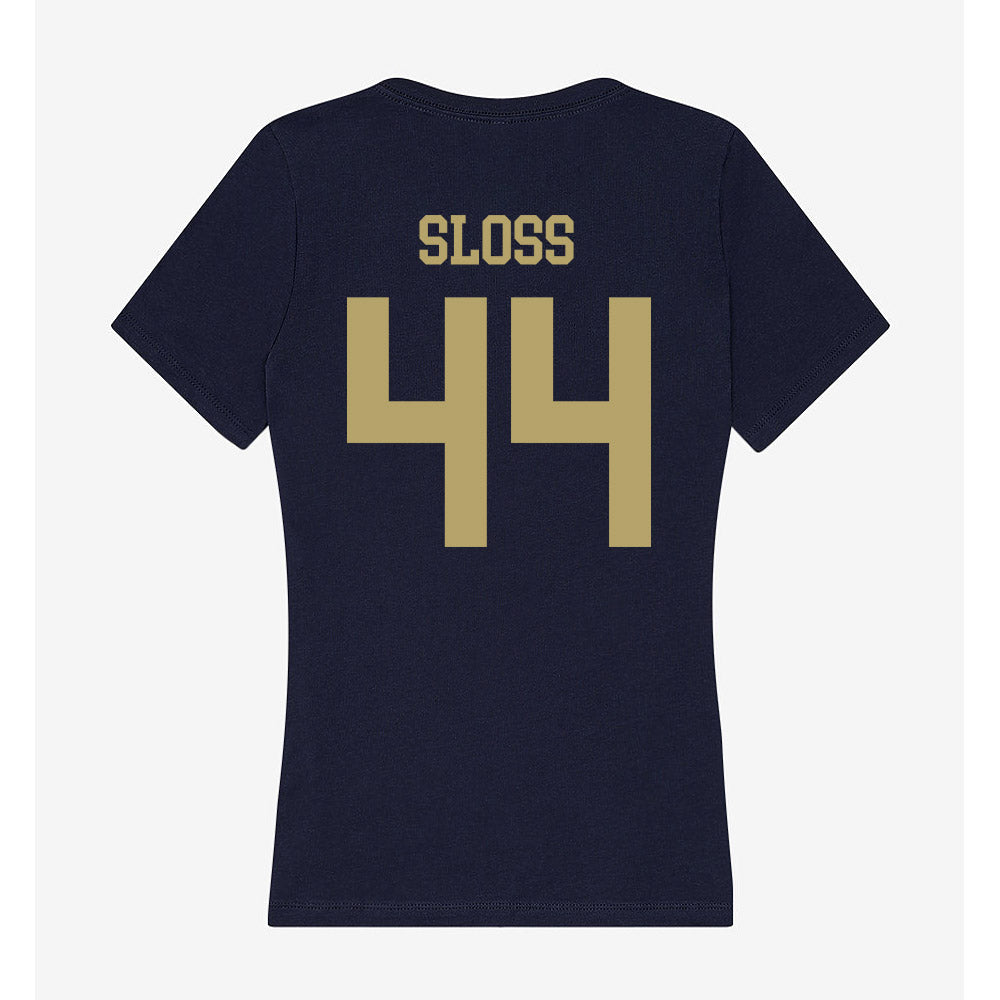 UC Davis - NCAA Softball : Taylor Sloss - Women's V-Neck T-Shirt-1