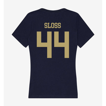 UC Davis - NCAA Softball : Taylor Sloss - Women's V-Neck T-Shirt-1