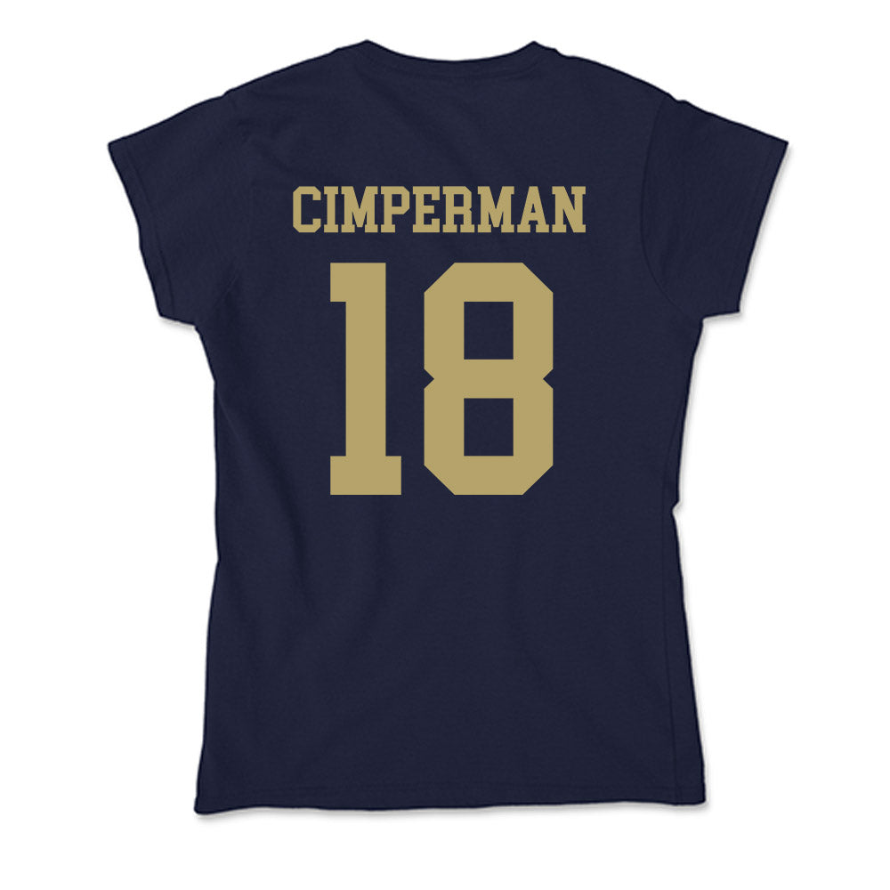 UC Davis - NCAA Women's Lacrosse : Annie Cimperman - Soft Style Women’s T-Shirt-1