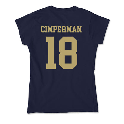 UC Davis - NCAA Women's Lacrosse : Annie Cimperman - Soft Style Women’s T-Shirt-1