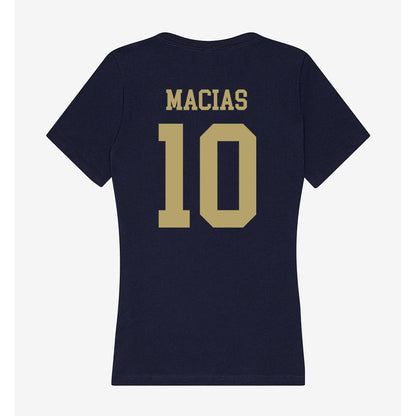 UC Davis - NCAA Softball : Kayla Macias - Women's V-Neck T-Shirt-1