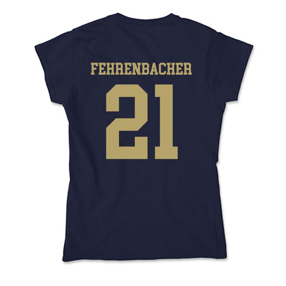 UC Davis - NCAA Women's Soccer : Kiley Fehrenbacher - Soft Style Women’s T-Shirt-1