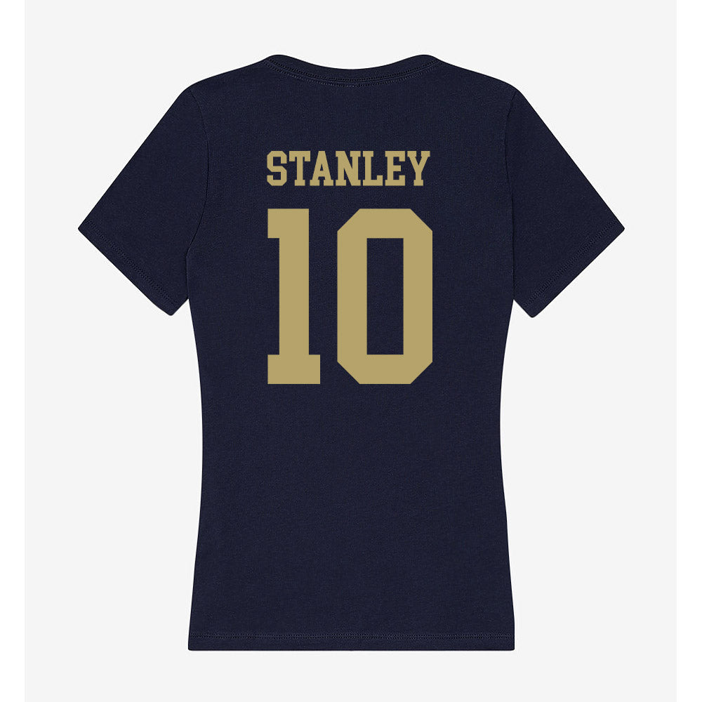 UC Davis - NCAA Football : Jayden Stanley - Women's V-Neck T-Shirt-1