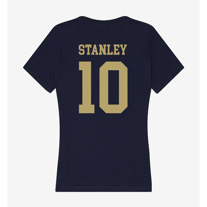 UC Davis - NCAA Football : Jayden Stanley - Women's V-Neck T-Shirt-1
