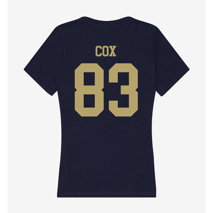 UC Davis - NCAA Football : Cade Cox - Women's V-Neck T-Shirt-1