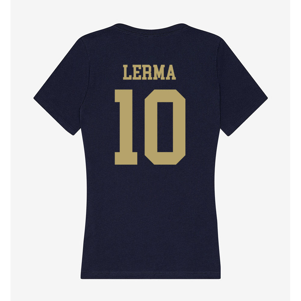 UC Davis - NCAA Baseball : Mason Lerma - Women's V-Neck T-Shirt-1