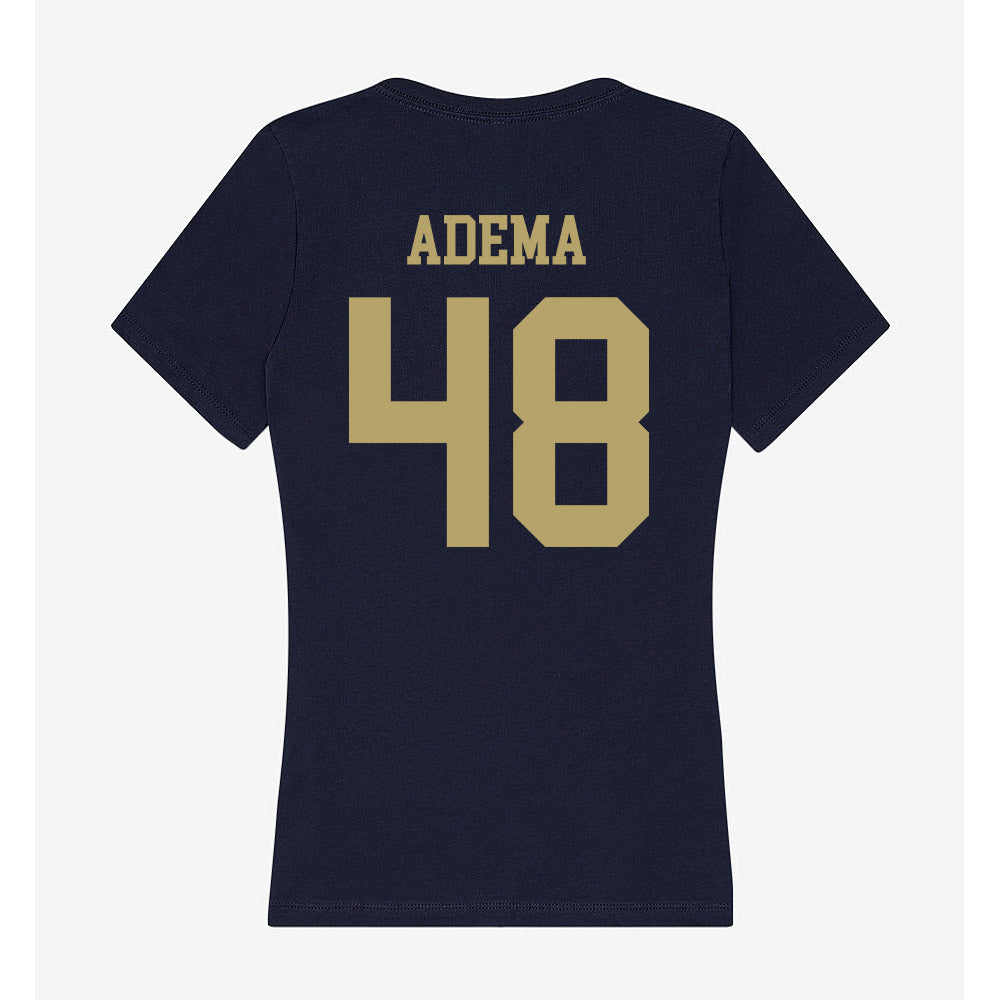 UC Davis - NCAA Football : Joe Adema - Women's V-Neck T-Shirt-1