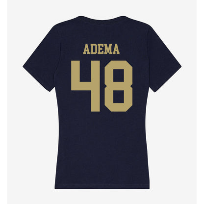 UC Davis - NCAA Football : Joe Adema - Women's V-Neck T-Shirt-1