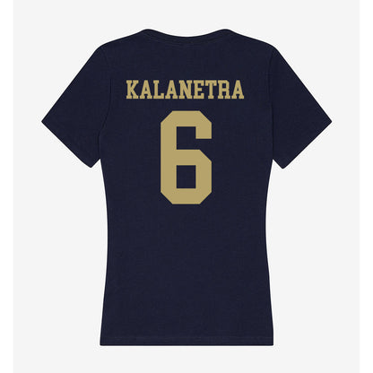 UC Davis - NCAA Softball : Naomi Kalanetra - Women's V-Neck T-Shirt-1
