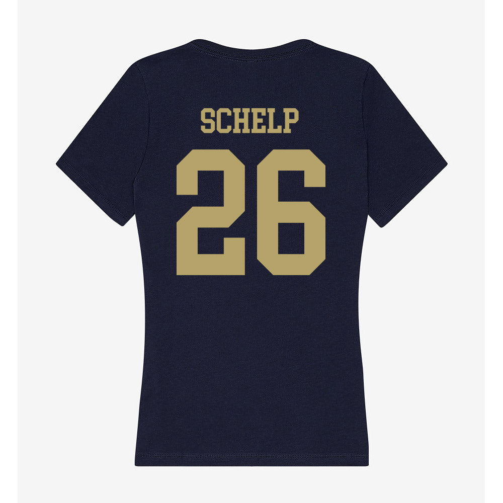 UC Davis - NCAA Baseball : Bryson Schelp - Women's V-Neck T-Shirt-1