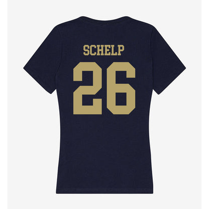 UC Davis - NCAA Baseball : Bryson Schelp - Women's V-Neck T-Shirt-1