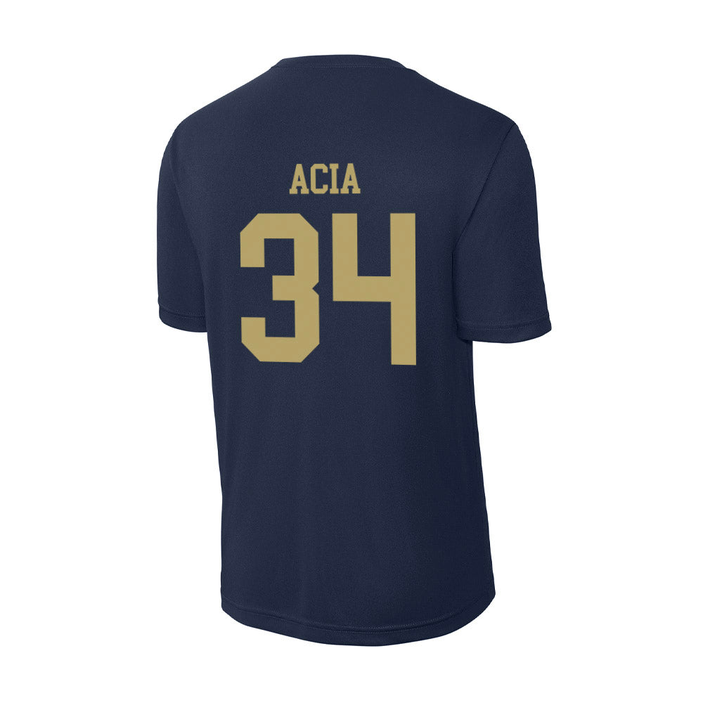 UC Davis - NCAA Football : Kainoa Acia - Activewear T-Shirt-1