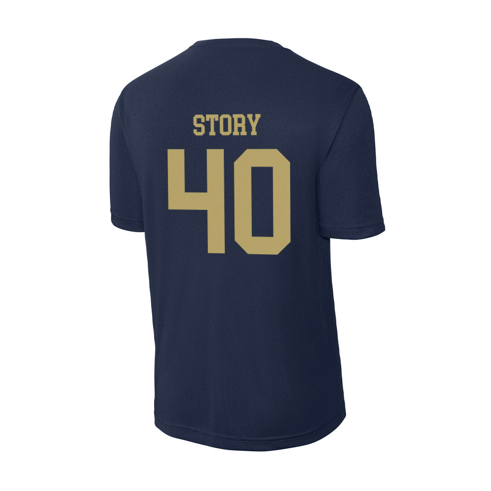 UC Davis - NCAA Baseball : Zach Story - Activewear T-Shirt-1