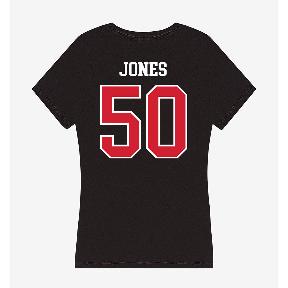 Western Kentucky - NCAA Football : Elin Jones - Women's V-Neck T-Shirt-1