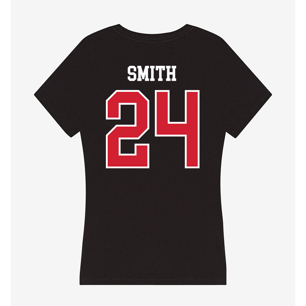 Western Kentucky - NCAA Football : Fonzy Smith - Women's V-Neck T-Shirt-1