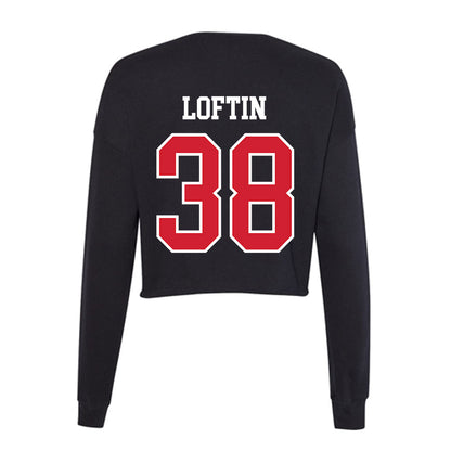 Western Kentucky - NCAA Football : Kennon Loftin - Women's Cropped Crew Fleece-1