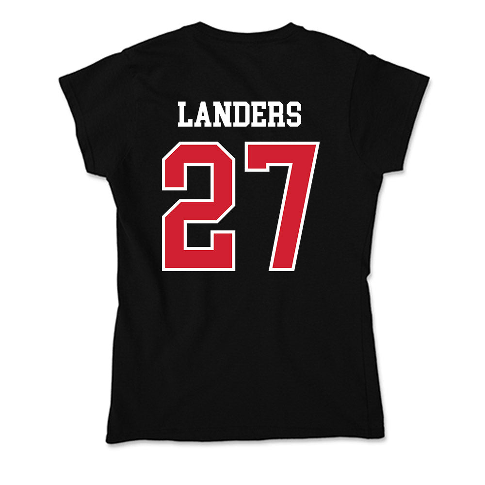 Western Kentucky - NCAA Football : Corey Landers - Soft Style Women’s T-Shirt-1