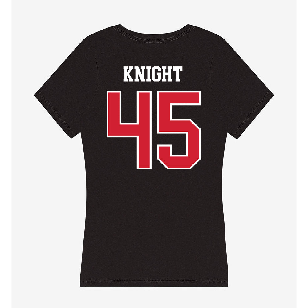 Western Kentucky - NCAA Football : Josaiah Knight - Women's V-Neck T-Shirt-1