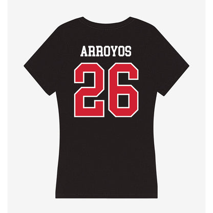 Western Kentucky - NCAA Baseball : Lane Arroyos - Women's V-Neck T-Shirt-1