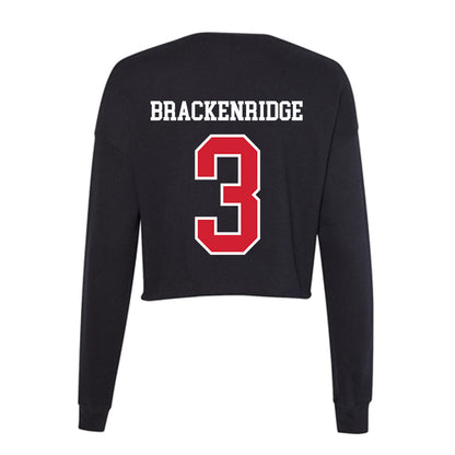 Western Kentucky - NCAA Football : Anthony Brackenridge - Women's Cropped Crew Fleece-1