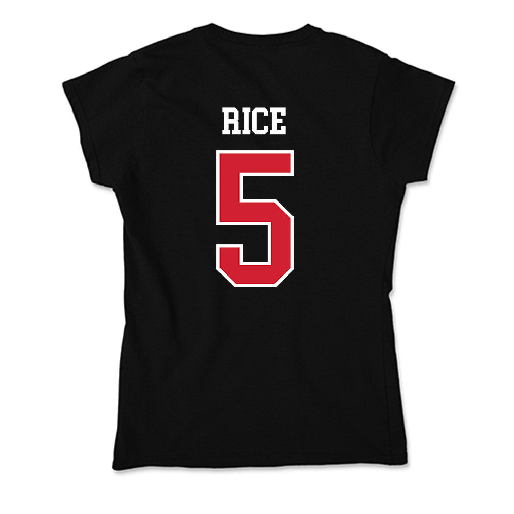 Western Kentucky - NCAA Women's Soccer : Ansley Rice - Soft Style Women’s T-Shirt-1