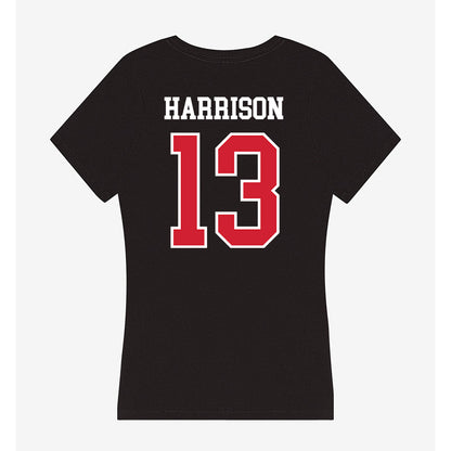 Western Kentucky - NCAA Football : Robby Harrison - Women's V-Neck T-Shirt-1