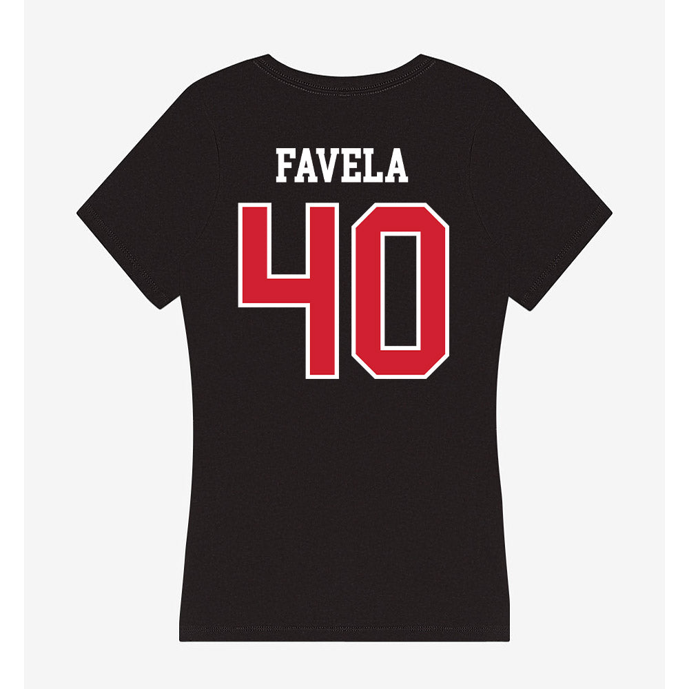 Western Kentucky - NCAA Baseball : Jude Favela - Women's V-Neck T-Shirt-1