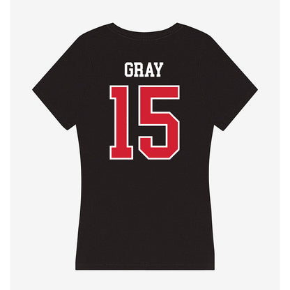 Western Kentucky - NCAA Football : Jayden Gray - Women's V-Neck T-Shirt-1
