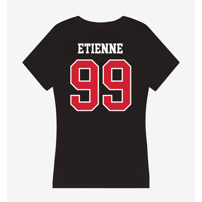 Western Kentucky - NCAA Football : Eric Etienne - Women's V-Neck T-Shirt-1