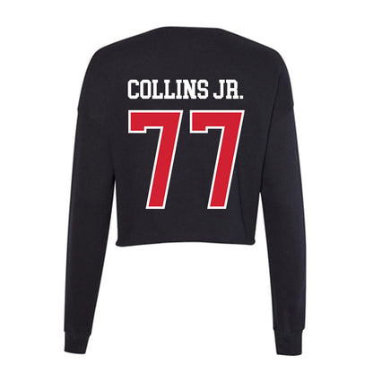 Western Kentucky - NCAA Football : Melvin Collins Jr. - Women's Cropped Crew Fleece-1