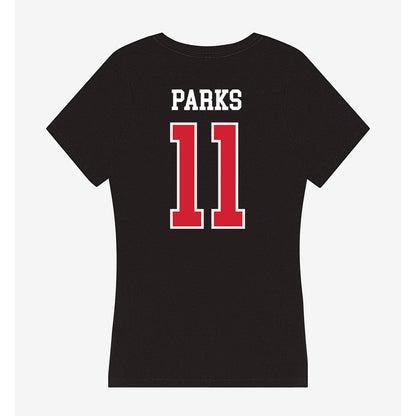 Western Kentucky - NCAA Football : Tucker Parks - Women's V-Neck T-Shirt-1
