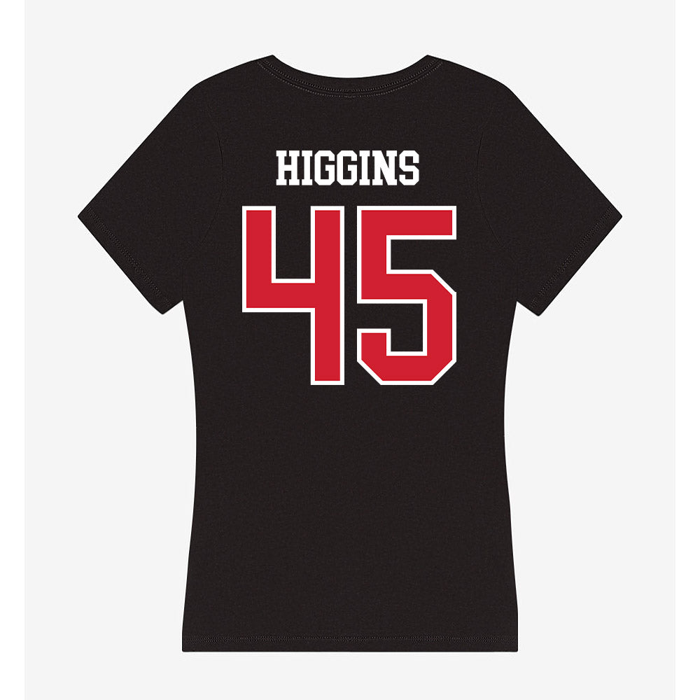Western Kentucky - NCAA Baseball : Cal Higgins - Women's V-Neck T-Shirt-1