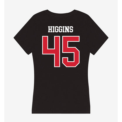 Western Kentucky - NCAA Baseball : Cal Higgins - Women's V-Neck T-Shirt-1