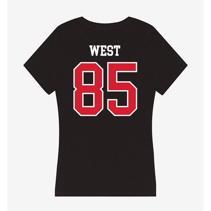 Western Kentucky - NCAA Football : Jackson West - Women's V-Neck T-Shirt-1