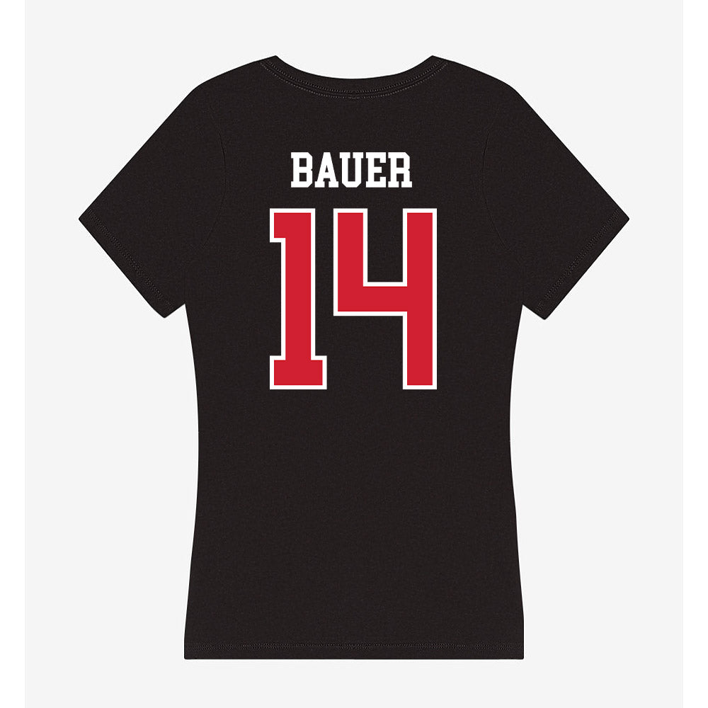 Western Kentucky - NCAA Women's Volleyball : Callie Bauer - Women's V-Neck T-Shirt-1