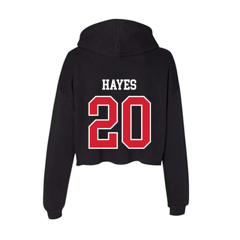 Western Kentucky - NCAA Baseball : Kyle Hayes - Women's Crop Fleece Hoodie-1