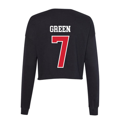 UNLV - NCAA Men's Basketball : Al Green - Women's Cropped Crew Fleece-1