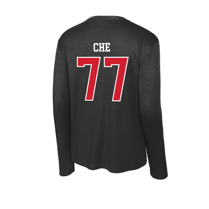 UNLV - NCAA Men's Basketball : Myles Che - Activewear Long Sleeve T-Shirt-1