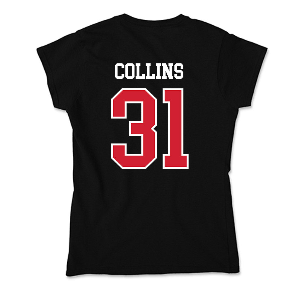UNLV - NCAA Women's Basketball : Erica Collins - Soft Style Women’s T-Shirt-1