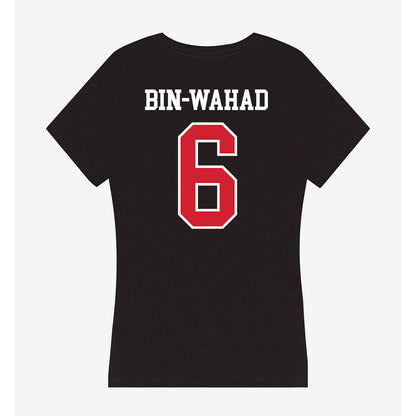 UNLV - NCAA Football : Mumu Bin-Wahad - Women's V-Neck T-Shirt-1