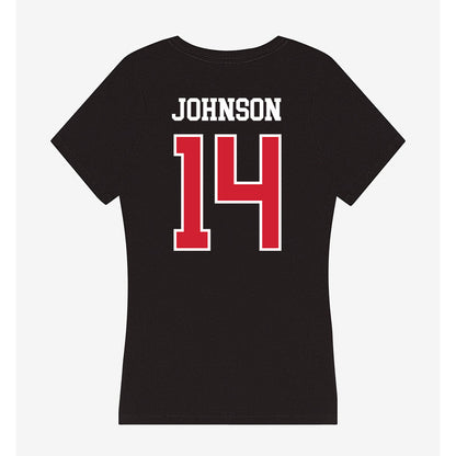 UNLV - NCAA Softball : Camryn Johnson - Women's V-Neck T-Shirt-1