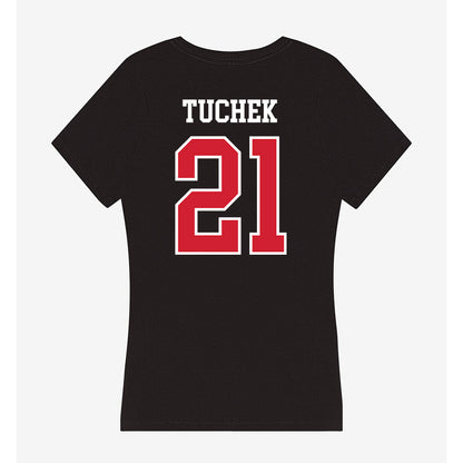UNLV - NCAA Football : Josh Tuchek - Women's V-Neck T-Shirt-1