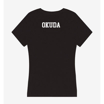 UNLV - NCAA Women's Track & Field : Leah Okuda - Women's V-Neck T-Shirt-1