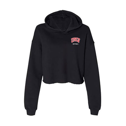 UNLV - NCAA Softball : Charelle Aki - Women's Crop Fleece Hoodie-0